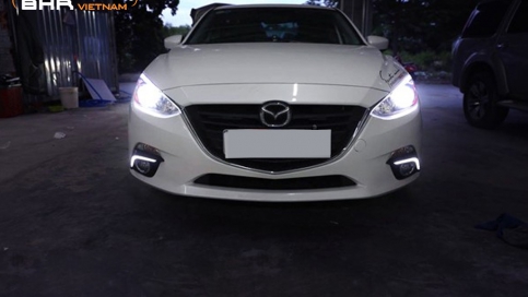 Độ đèn bi LED Mazda CX3 | Matrix W1 